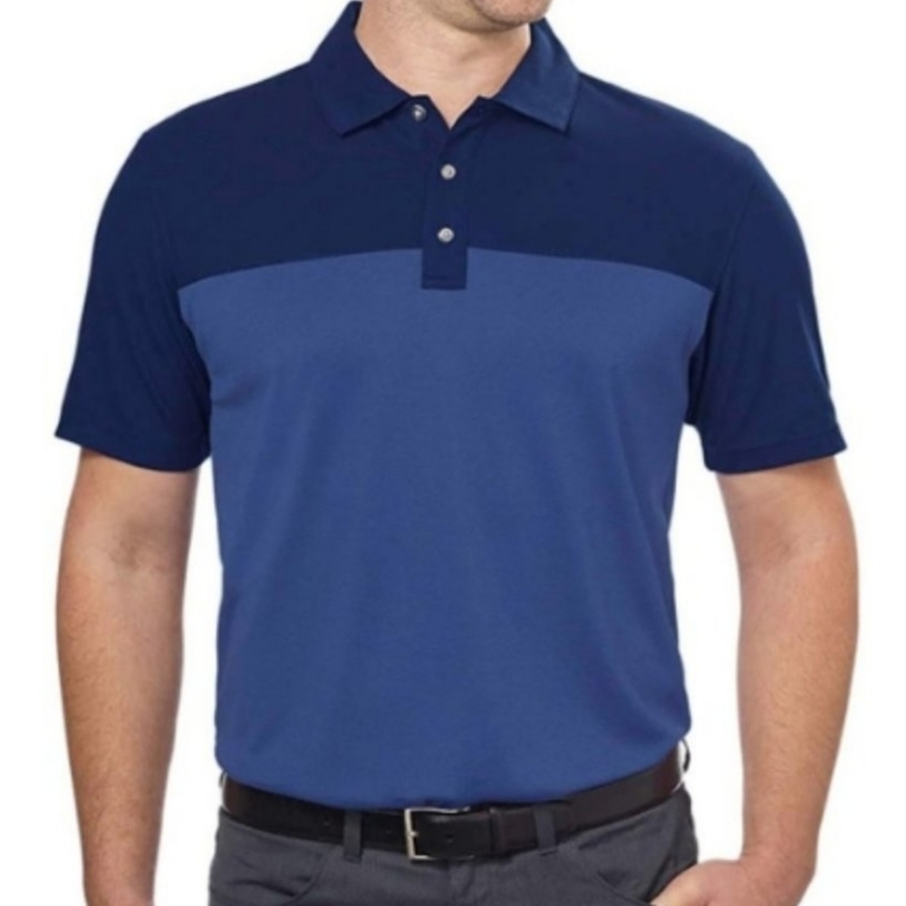 Bolle Men's Colorblock short sleeve golf polo size Medium
